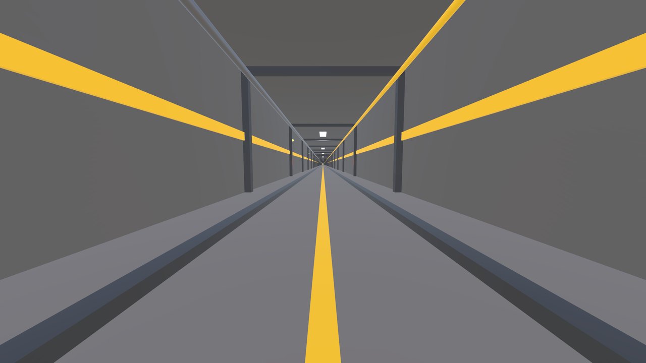 Riding a tunnel