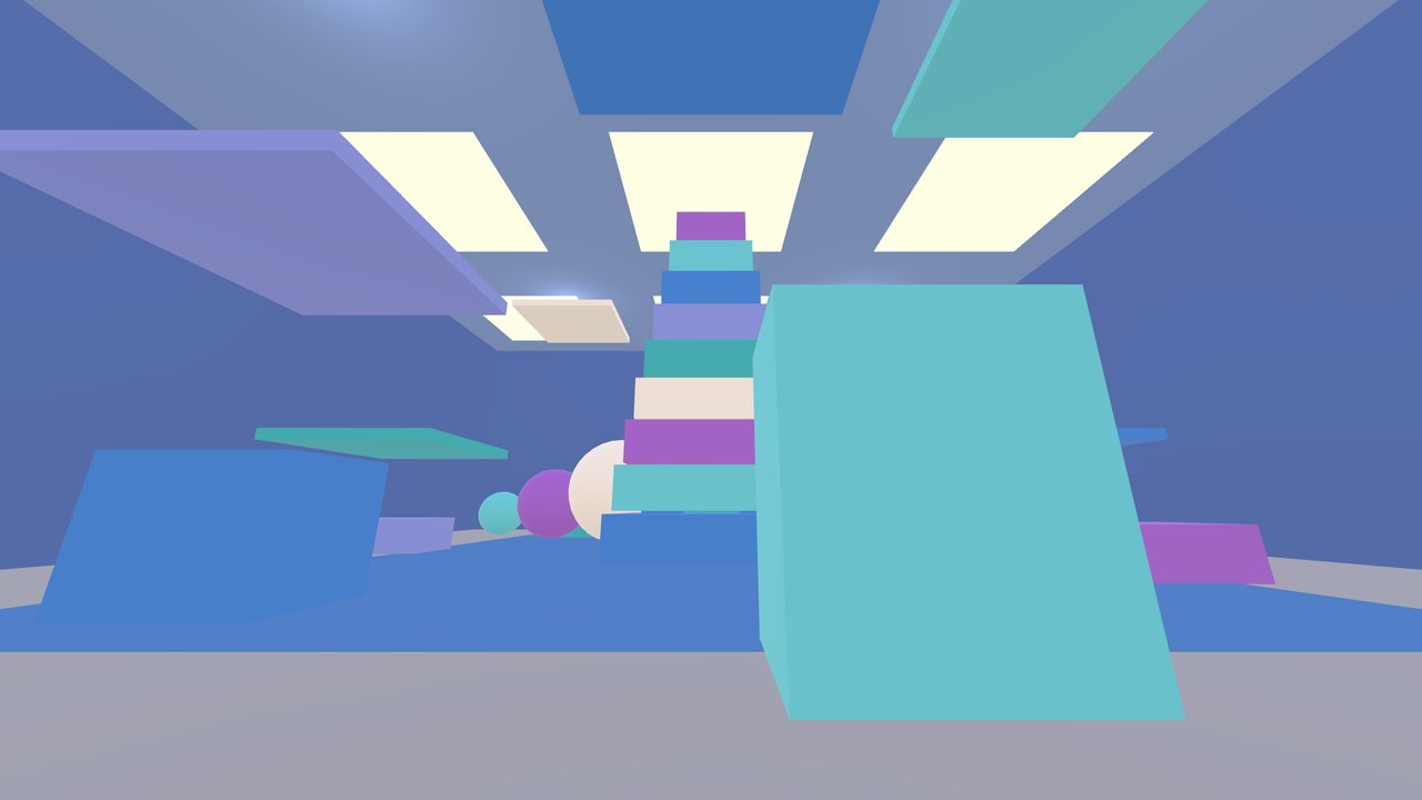 The blue playroom
